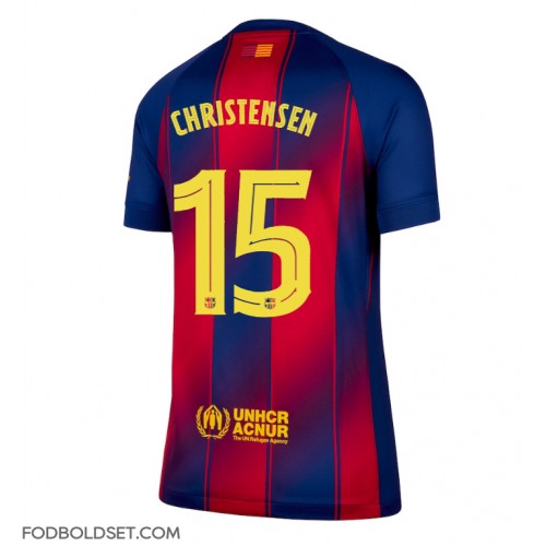 Barcelona Andreas Christensen #15 Hjemmebanetrøje Dame 2025-26 Kortærmet